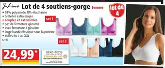 Norma Lot de 4 soutiens-gorge offre