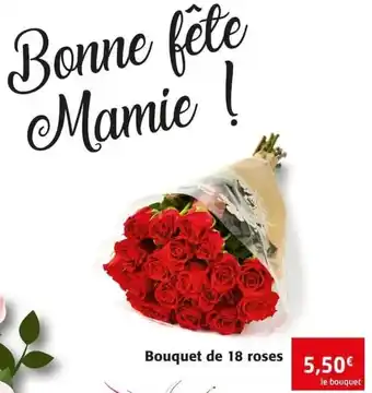 Colruyt Bouquet de 18 roses offre
