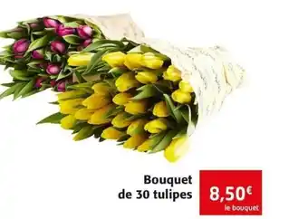 Colruyt Bouquet de 30 tulipes offre