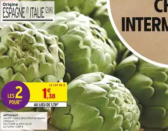 Intermarché Artichaut offre