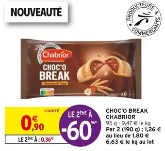 Intermarché Chabrior choc'o break offre