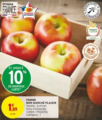 Intermarché Pomme mon marché plaisir offre