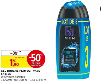 Fa gel douche perfect wave men