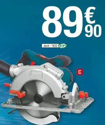 Scie circulaire 165 mm 1 400 w