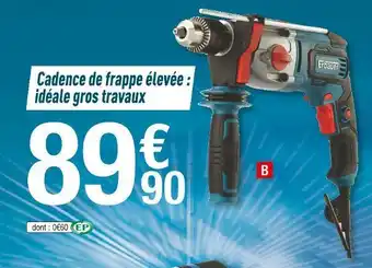 Brico Dépôt Erbauer perceuse à percussion 800 w offre