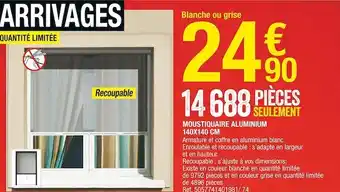 Brico Dépôt Moustiquaire aluminium offre