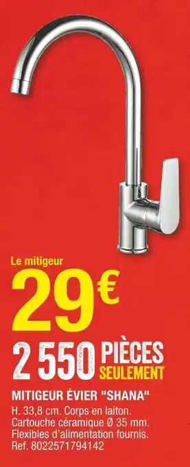 Brico Dépôt Mitigeur évier "shana" offre