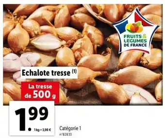 Lidl Echalote tresse offre