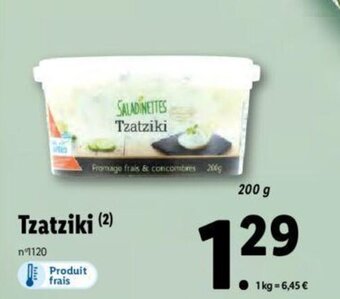 Lidl Tzatziki offre