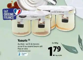 Lidl Yaourts offre