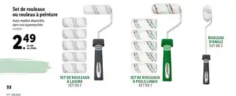 Lidl Set de rouleaux ou rouleau à peinture offre