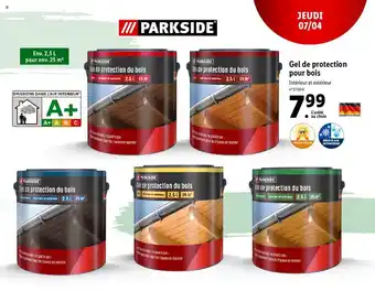 Lidl Gel de protection pour bois offre