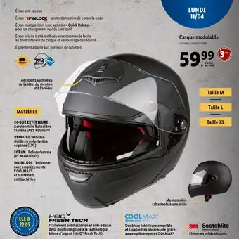 Casque modulable