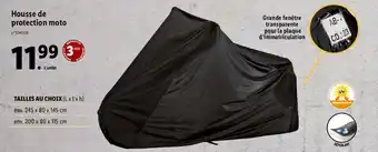 Lidl Housse de protection moto offre