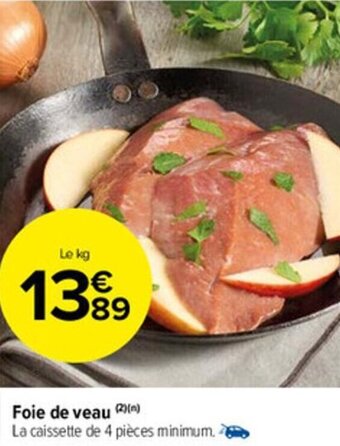 Carrefour Market Foie de veau offre
