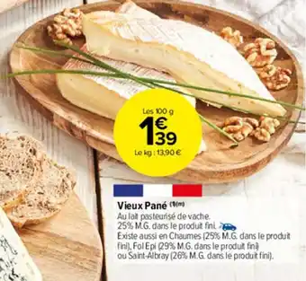 Carrefour Market Vieux pané offre