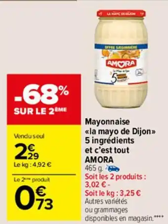 Carrefour Market Mayonnaise offre