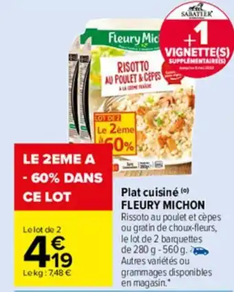 Carrefour Market Plat cuisineé offre