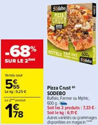 Pizza crust