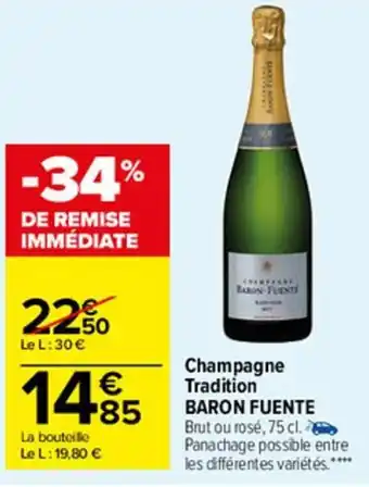 Carrefour Market Champagne tradition offre