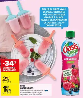 Carrefour Market Sirop offre