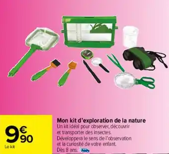 Carrefour Market Mon kit d'exploration de la nature offre
