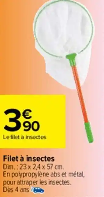 Carrefour Market Filet a insectes offre
