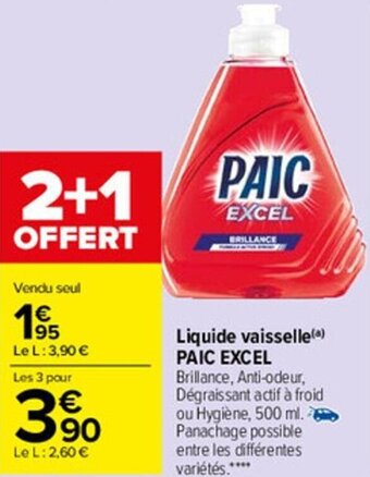 Carrefour Market Liquide vaisselle offre