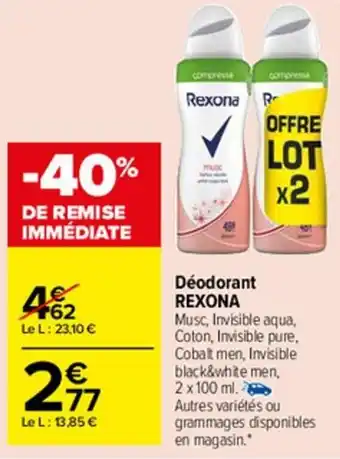 Carrefour Market Déodorant offre