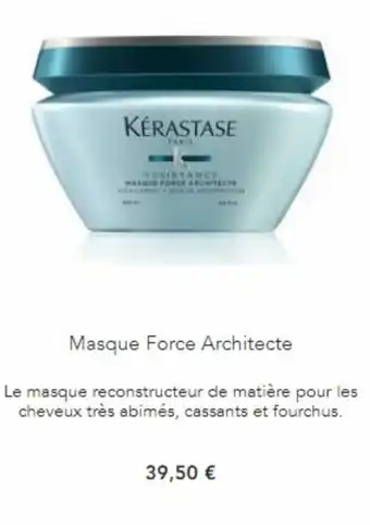 Masque force architecte