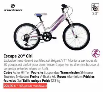 Escape 20" Girl