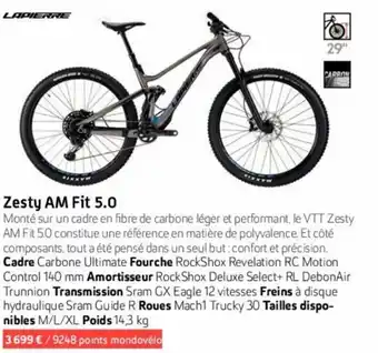 Zesty Am Fit 5.0