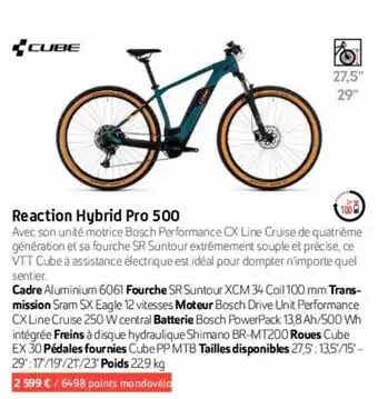 Reaction Hybrid Pro 500