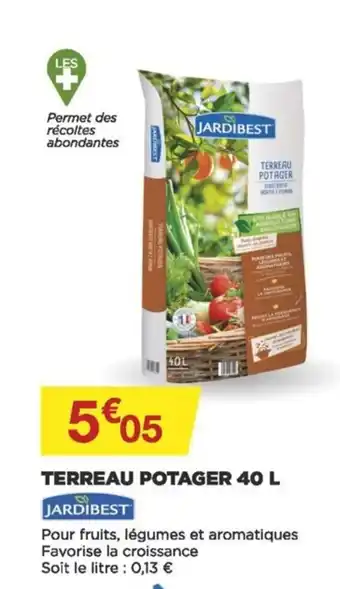 Bricomarché Terreau Potager 40L offre