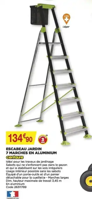 Bricomarché Escabeau Jardin offre