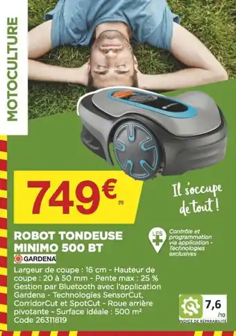 Bricomarché Robot Tondeuse offre
