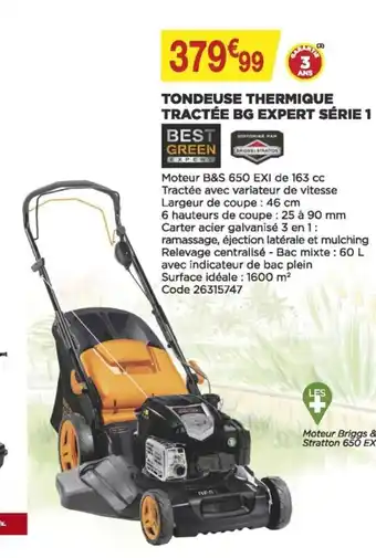 Bricomarché Tondeuse Thermique offre