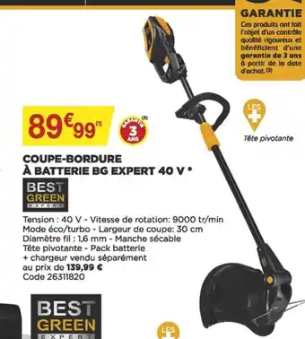Bricomarché Coupe-Bordure offre