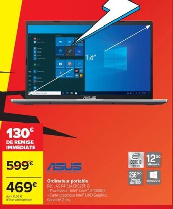 Carrefour Ordinateur Portable offre