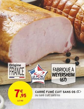 Intermarché Carré fumé cuit sans os offre