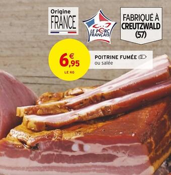 Intermarché Poitrine fumée offre