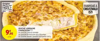 Intermarché Charculor quiche lorraine offre
