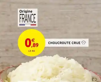 Intermarché Choucroute crue offre