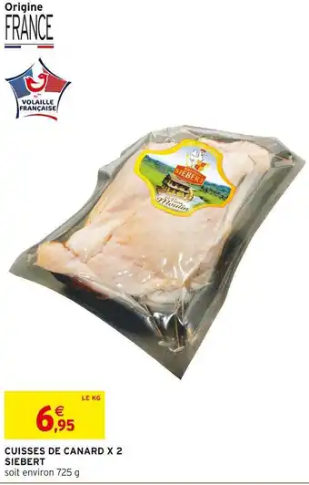 Siebert cuisses de canard x 2