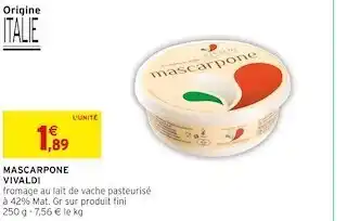 Intermarché Vivaldi mascarpone offre