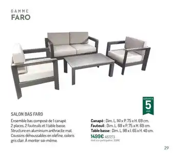 Botanic Salon Bas Faro offre