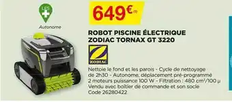 Bricomarché Robot Piscine électrique Zodiac Tornax Gt 3220 offre