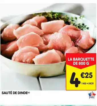 Sauté de dinde