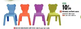 JouéClub Chaise Enfant Ours offre