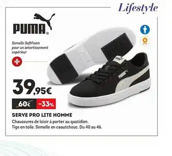 Sport 2000 Serve Pro Lite Homme Puma offre